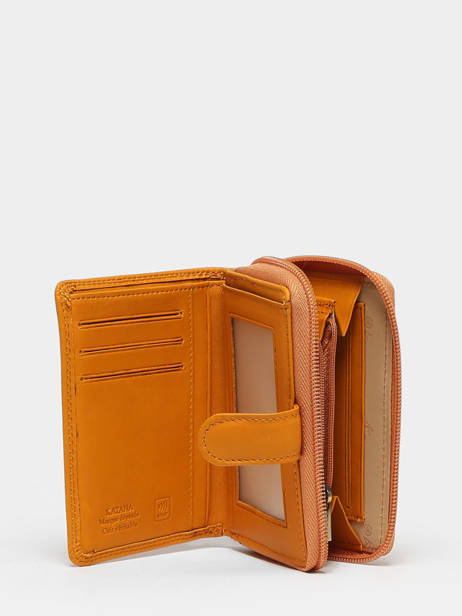 Portefeuille Leder Katana Geel marina 753052 ander zicht 1